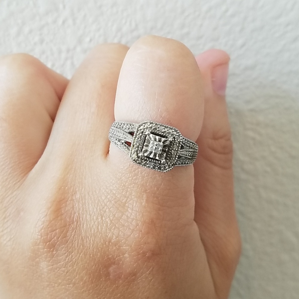 Sterling Silver Ring & Earrings